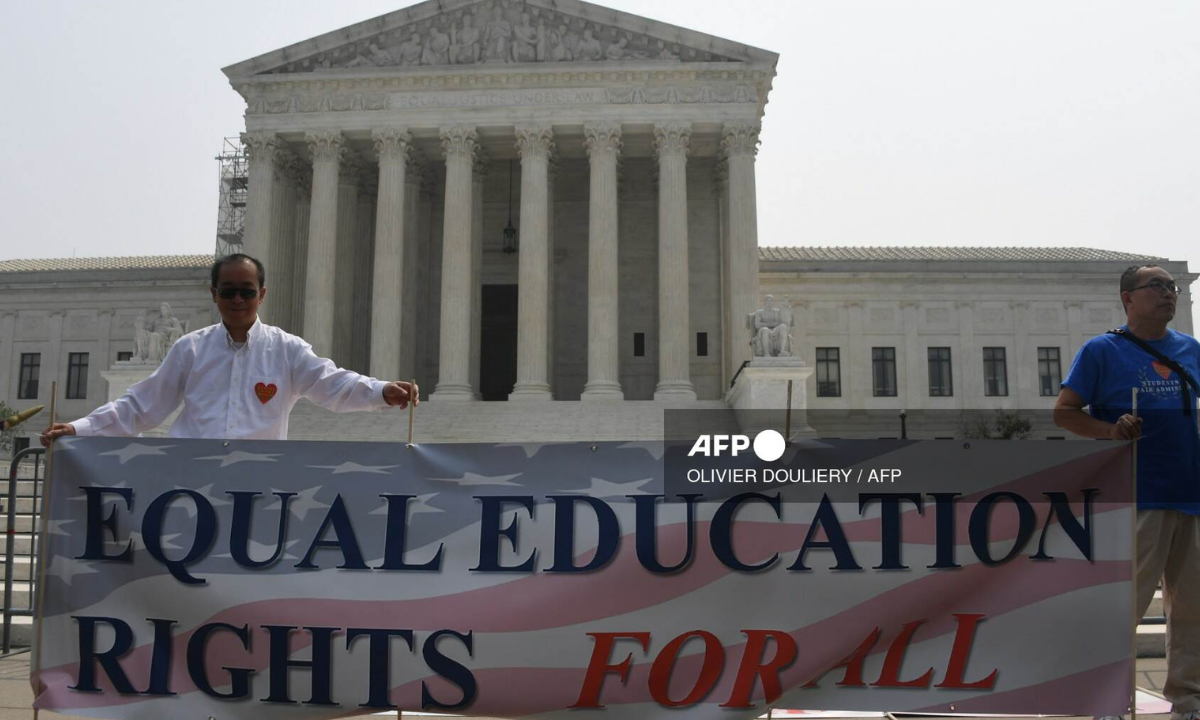 Foto: AFP | La Corte Suprema de los EU prohibirá considerar la raza como requisito para entrar a una universidad.