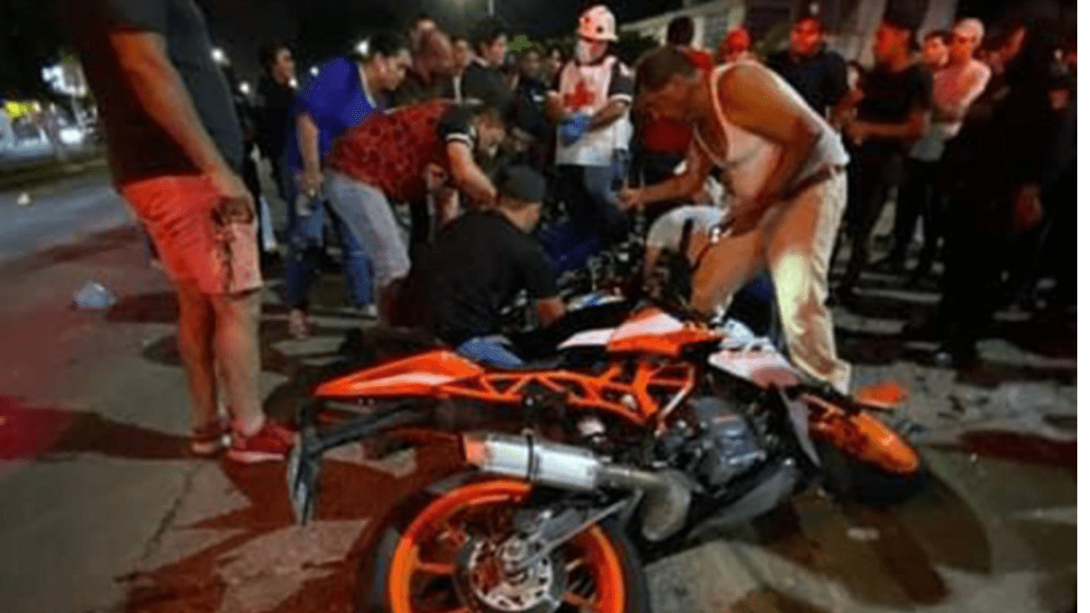 Foto: Especial | Un muerto fue el saldo de arrancones de motos en Veracruz.