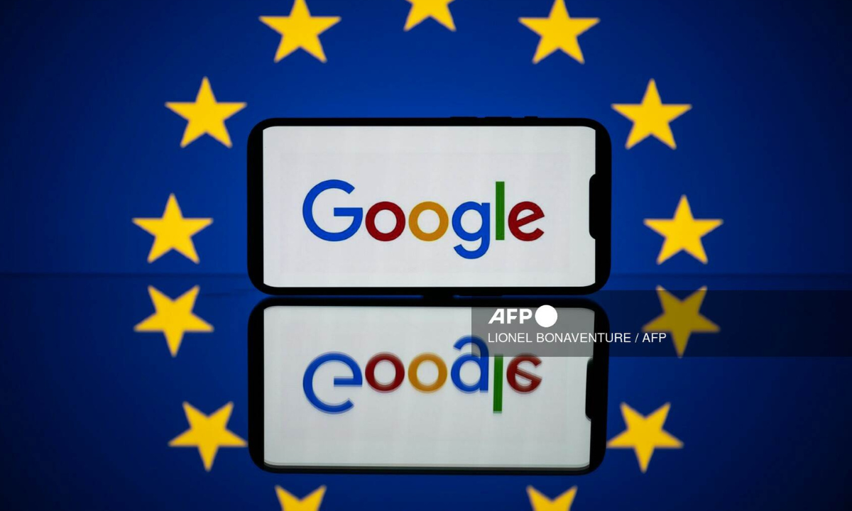 Foto: AFP | Google fue señalado por la UE de haber abusado de su posición.