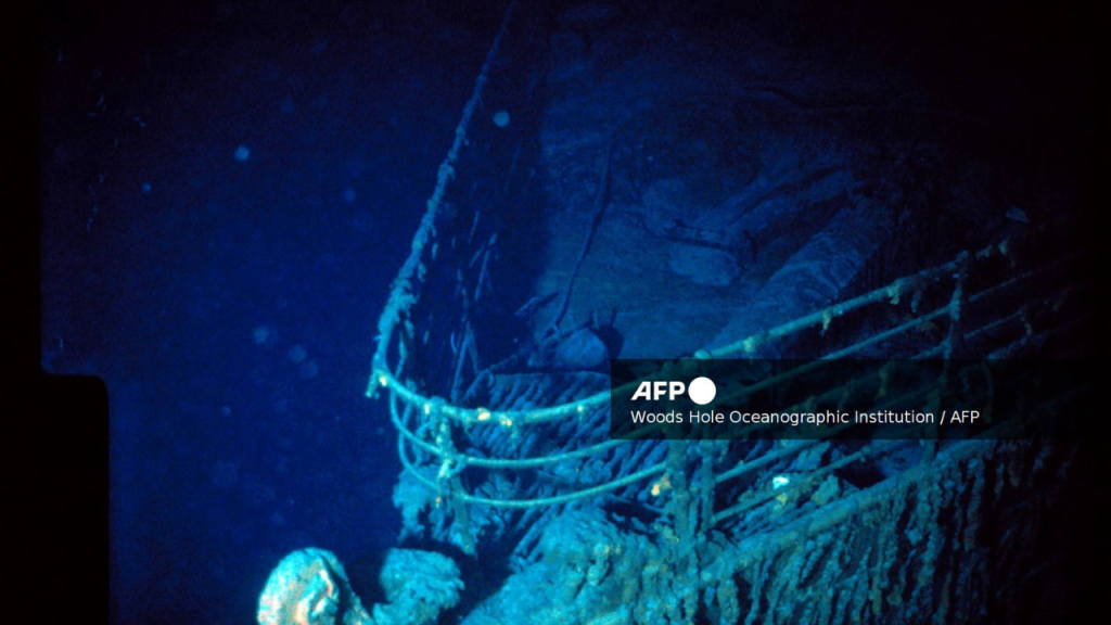 Foto: AFP | En su expedición para mostrar los restos hundidos del Titanic, el submarino en el que viajaban los pasajeros ha desaparecido.