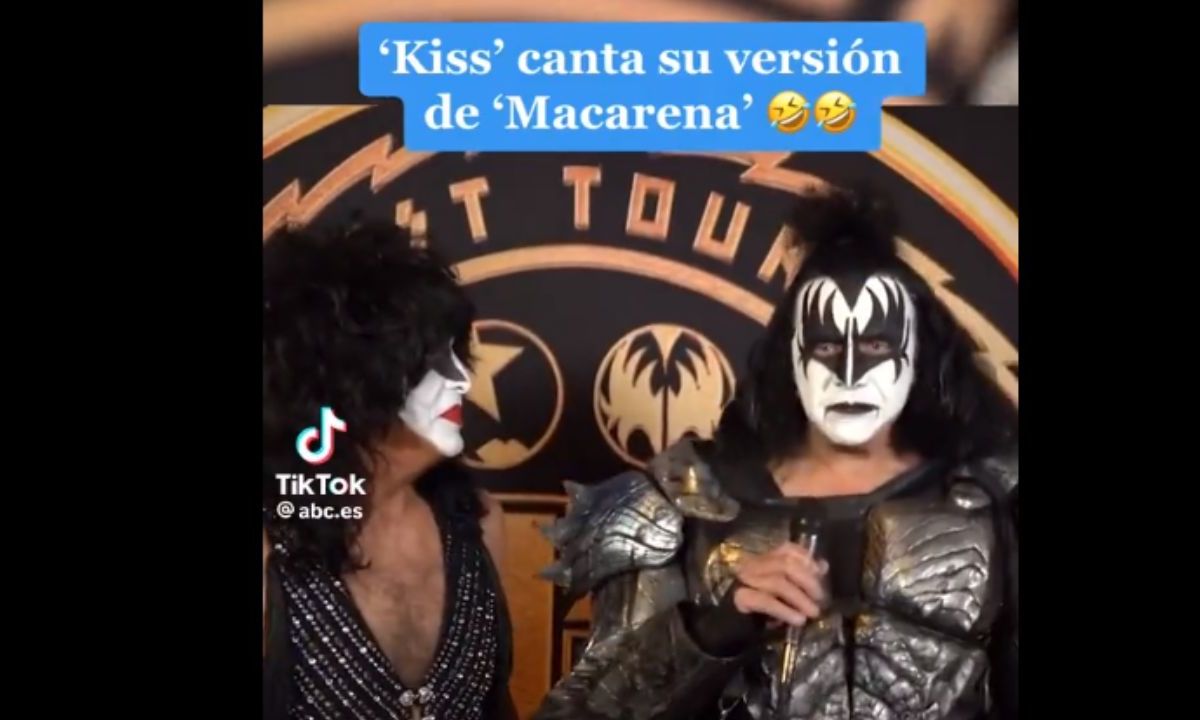 Kiss, canta a su modo la canción de "La Macarena" de "Los del Río"