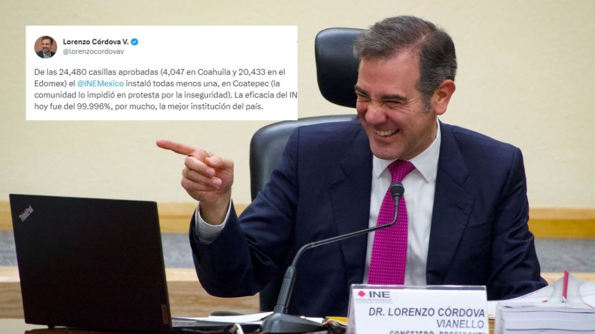 Foto:Cuartoscuro|Lorenzo Córdova destaca la participación del INE en las elecciones 2023