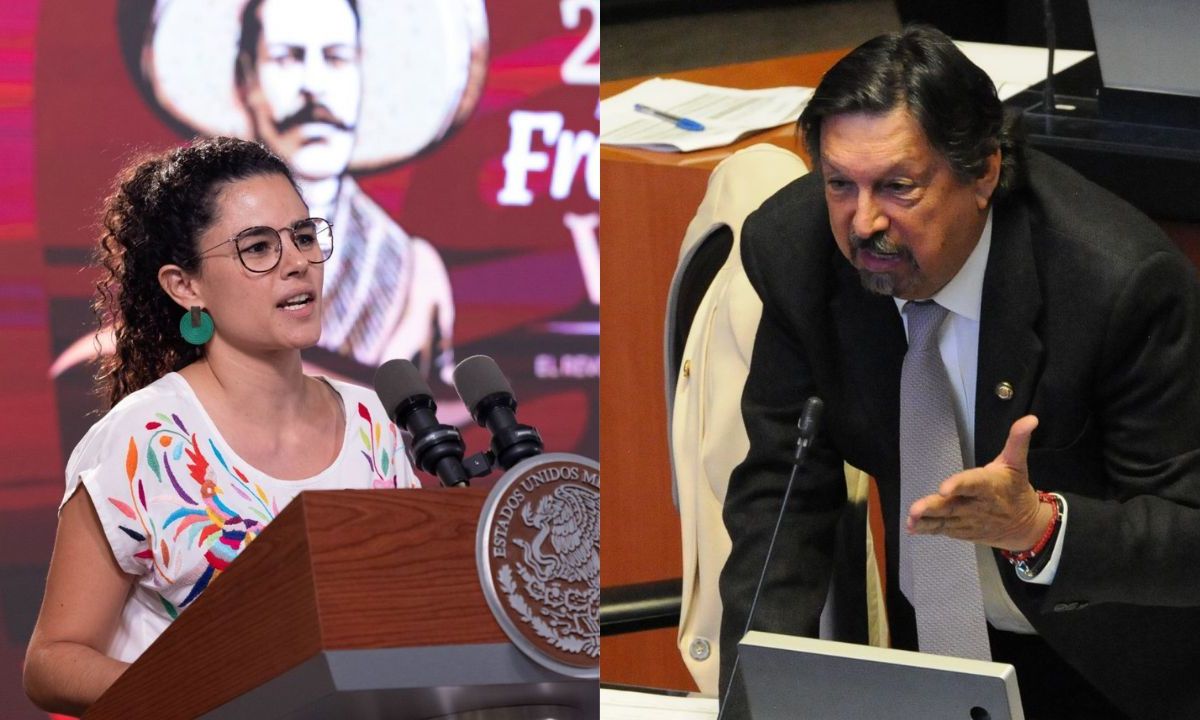 Foto:Cuartoscuro|Había diferencias entre Gómez Urrutia y Luisa María Alcalde cuando fue secretaria del Trabajo: AMLO