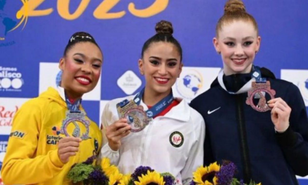 Foto:CONADE|¡Orgullo! Marina Malpica gana oro en el panamericano de Gimnasia Rítmica
