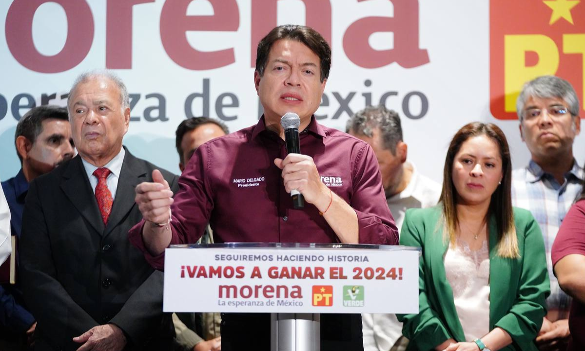 Foto: Especial | Mario Delgado señaló que la oposición está derrotada y que las cosas van bien para 2024.