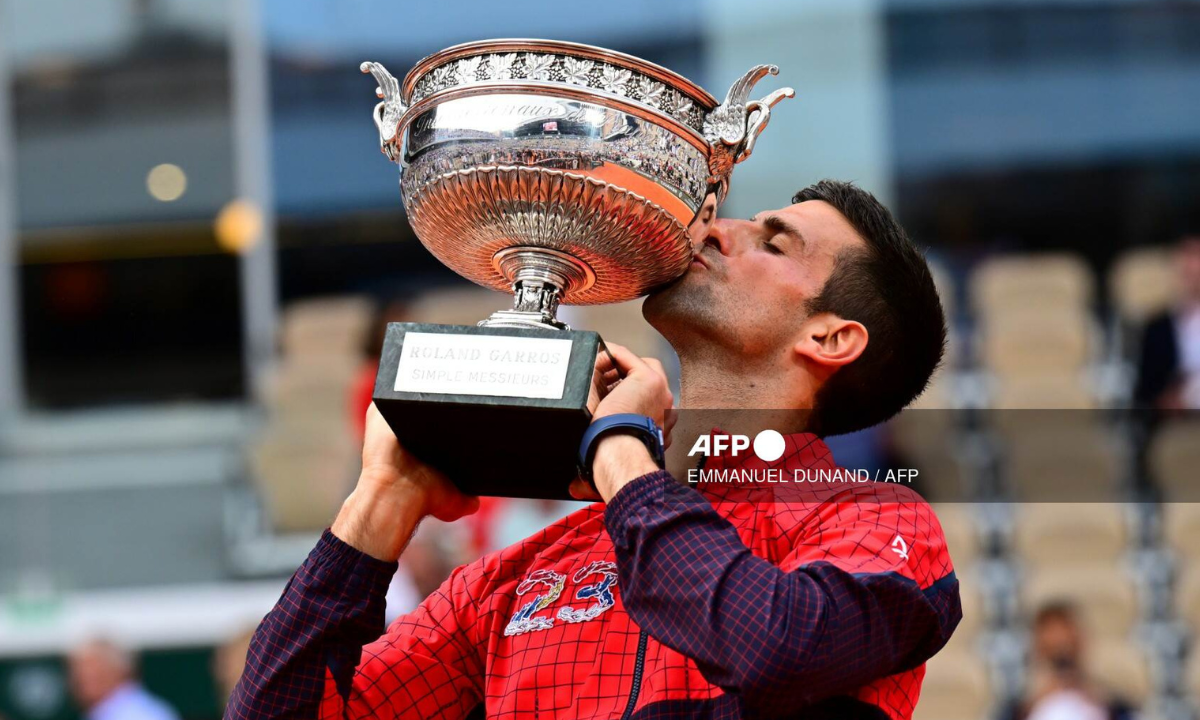 Foto: AFP | El tenista se coronó en Roland Garros y obtuvo su 'Grand Slam' número 23.