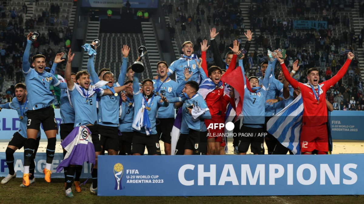 Foto: AFP | Uruguay se proclamó como nuevo campeón del Mundial Sub 20 tras vencer a Italia.