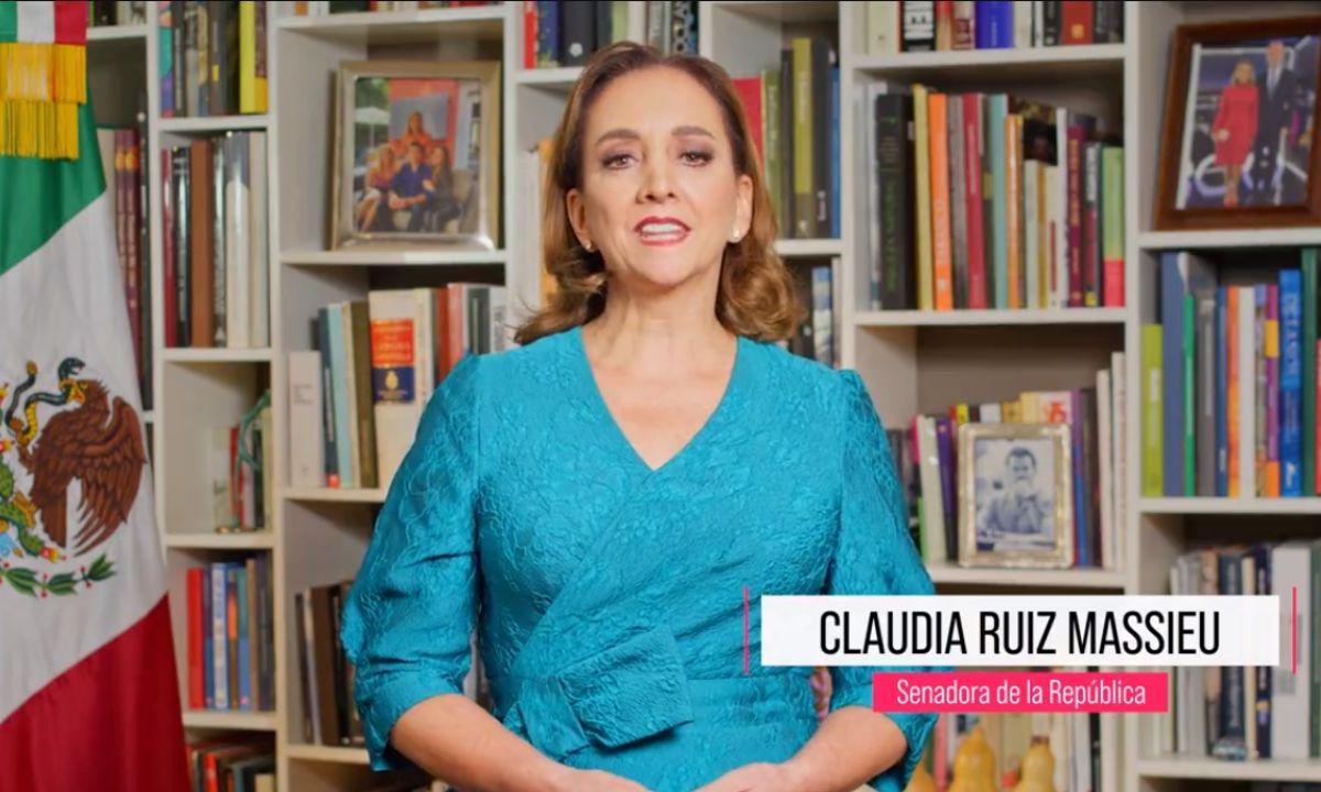 Claudia Ruiz Massieu, senadora del PRI.