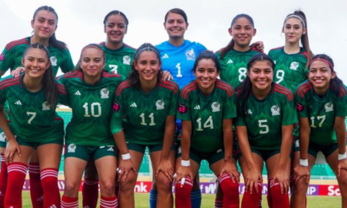Foto:Twitter/@Miseleccionfem|EN VIVO. Sigue el partido de México vs Canadá de la SUB-20 Femenil en la Concacaf