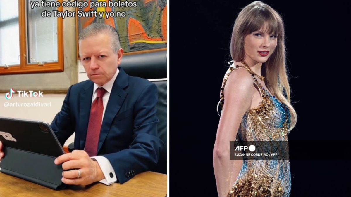 captura/AFP | Arturo Zaldívar se queda sin código para boletos de Taylor Swift.