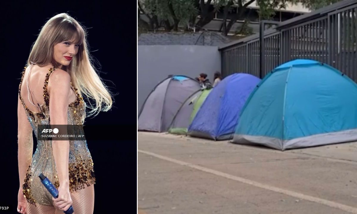 Fans acampan para concierto de Taylor Swift, 5 meses antes del show.