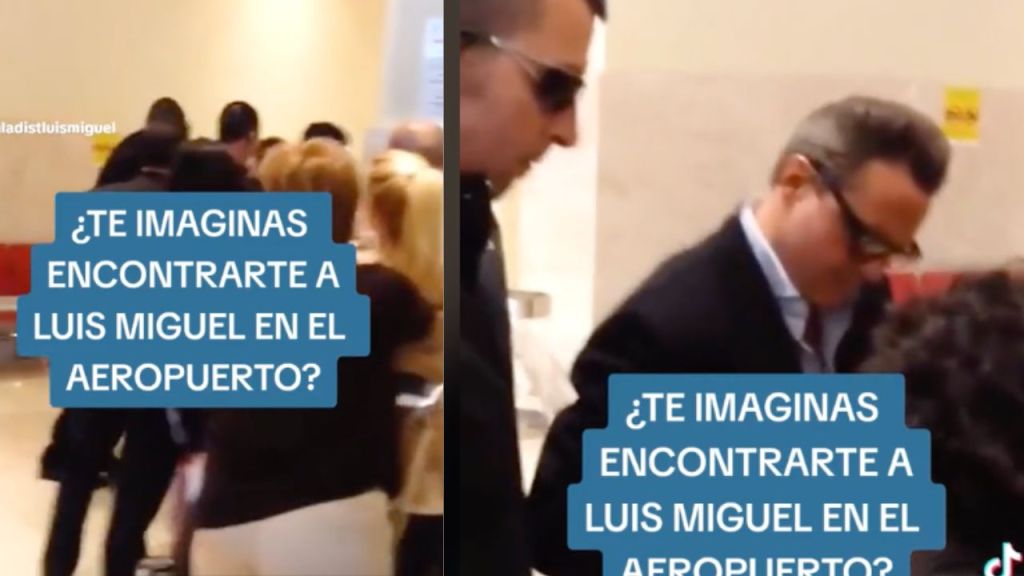 Luis Miguel se tomó fotos y dio autógrafos a fans en el aeropuerto de España