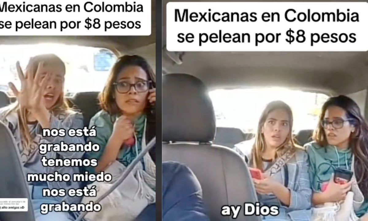 Turistas mexicanas se pelean con taxista colombiano tras cobró de tarifa “excesiva”
