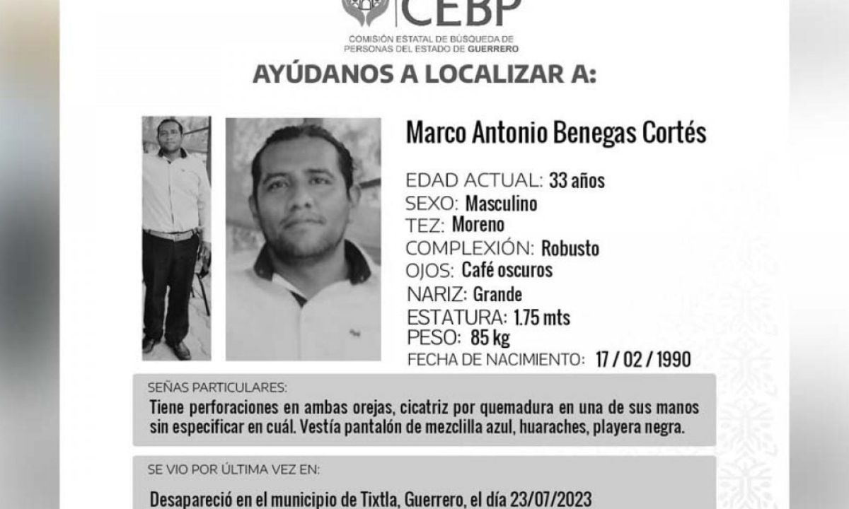 Hallan sin vida a Marco Antonio, aspirante de la escuela normal de Ayotzinapa