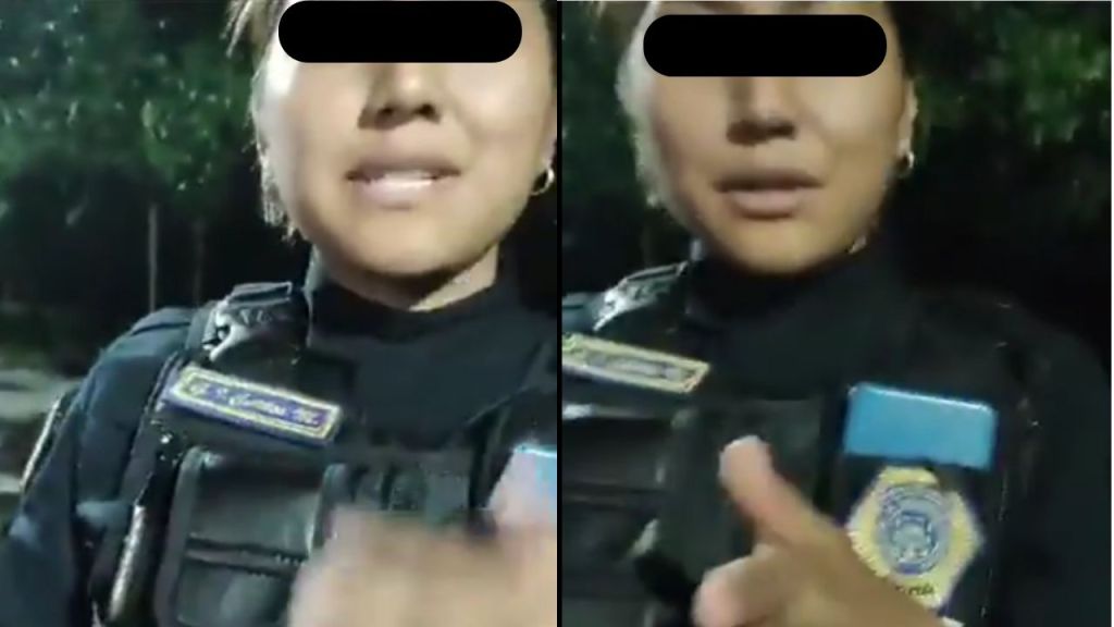 VIDEO: “Tú hueles a alcohol”: Mujer exhibe a presunta policía ebria; le hacía prueba del alcoholímetro en Chapultepec