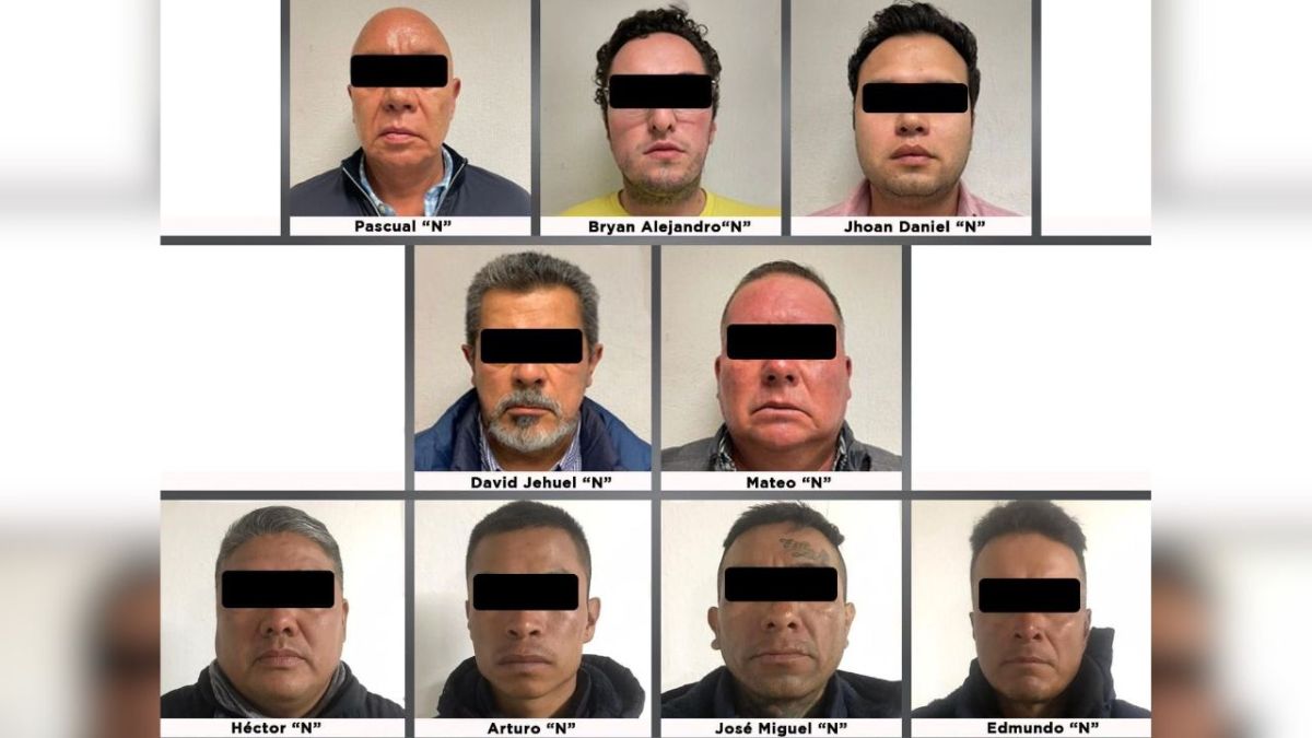 Fijan prisión preventiva a los nueve presuntos involucrados en el incendio en la Central de Abasto de Toluca.