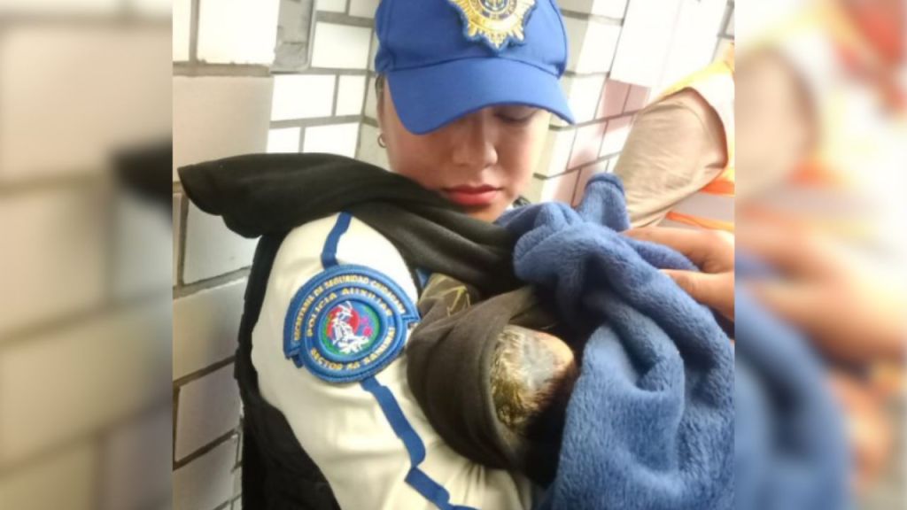 Foto:Twitter/@SSC_CDMX|¡Sorpresa! Nace bebé en la estación del Metro Acatitla