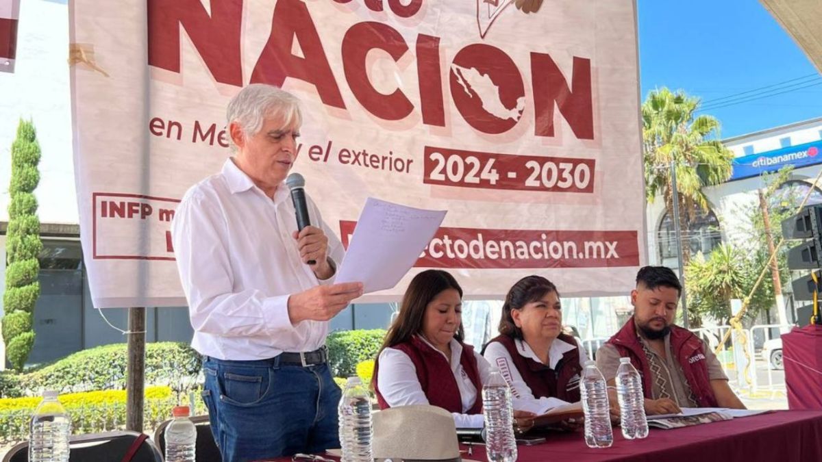 Morena indicó que El Proyecto De Nación2024 es un ejercicio histórico para dar continuidad a la transformación de México.