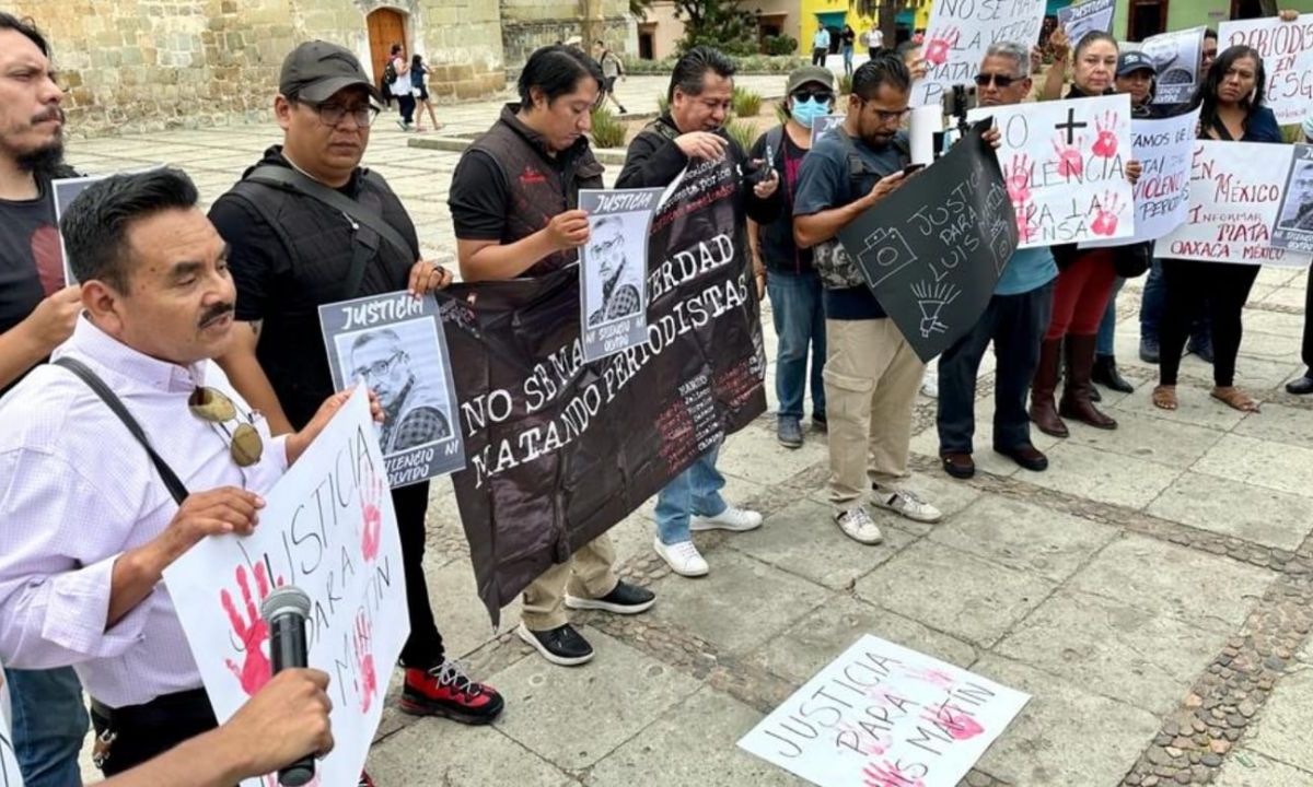 Los manifestantes hicieron el llamado es para que la sociedad empiece a ser empática con las agresiones y los asesinatos de los periodistas.