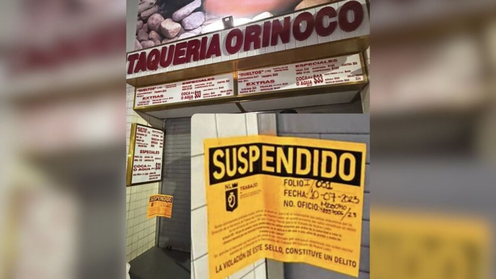 Ante falta de medidas de seguridad e indagatorias, suspenden la Taquería Orinoco en San Pedro.