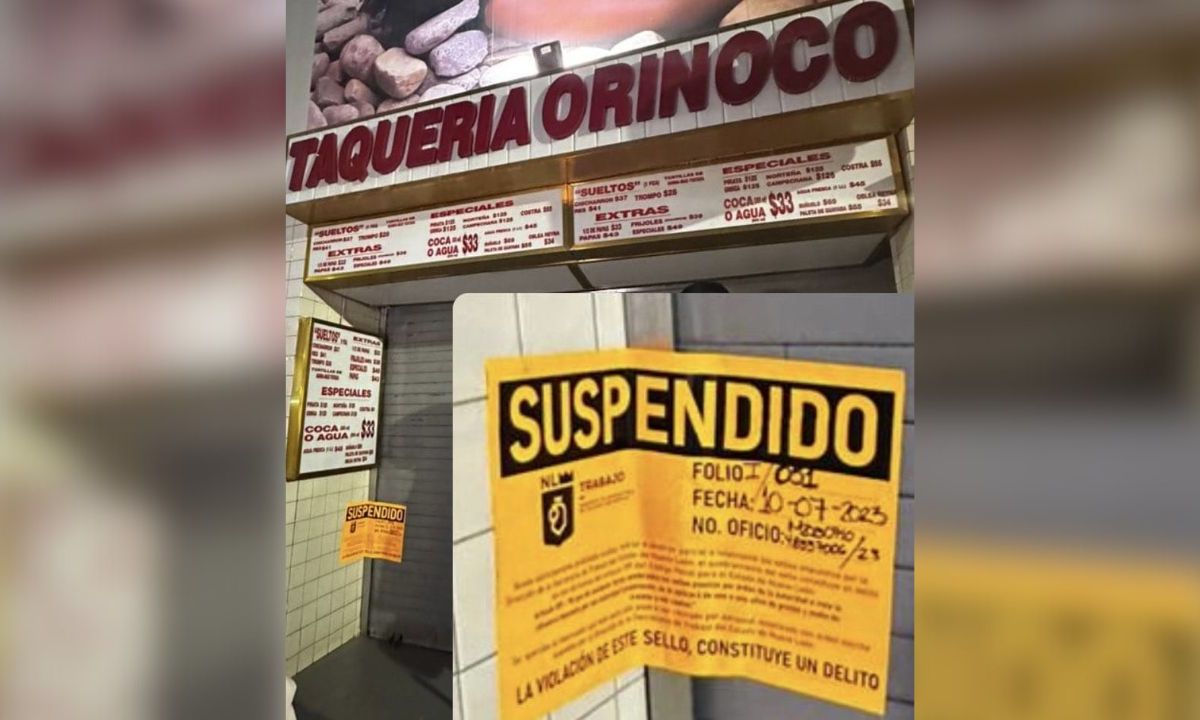 Ante falta de medidas de seguridad e indagatorias, suspenden la Taquería Orinoco en San Pedro.