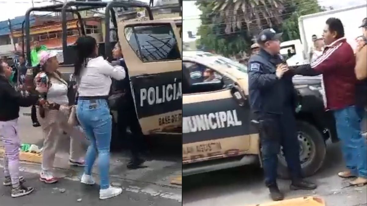 Bloquean Vía Morelos por mujer atropellada por patrulla