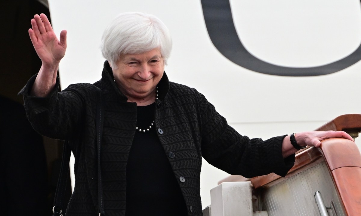 El viaje, que se prolongará hasta el domingo, es el primero de Yellen a China como secretaria del Tesoro
