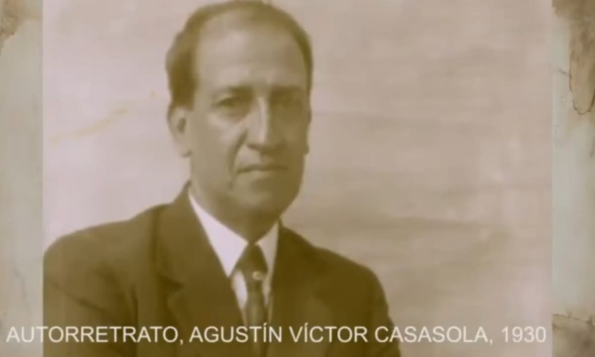 autorretrato de Agustín Víctor Casasola