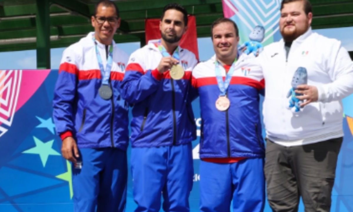 Foto:Twitter/@SSalvador2023|¡Fair Play! Atleta mexicano entrega medalla a cubano en los Juegos Centroamericanos