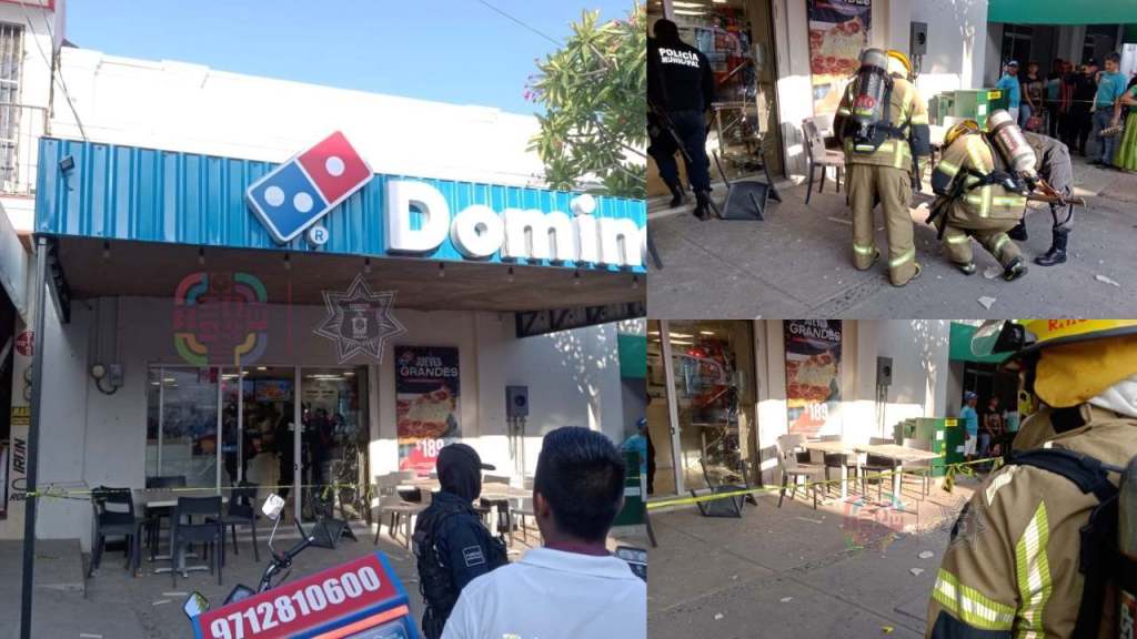 La tarde de este viernes 21 de julio se registró la explosión de un artefacto explosivo en las instalaciones de una pizzería en Juchitán