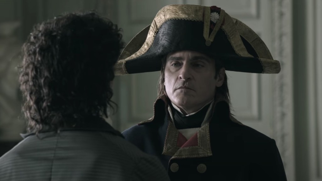 Joaquin Phoenix protagonizando la película Napoleón