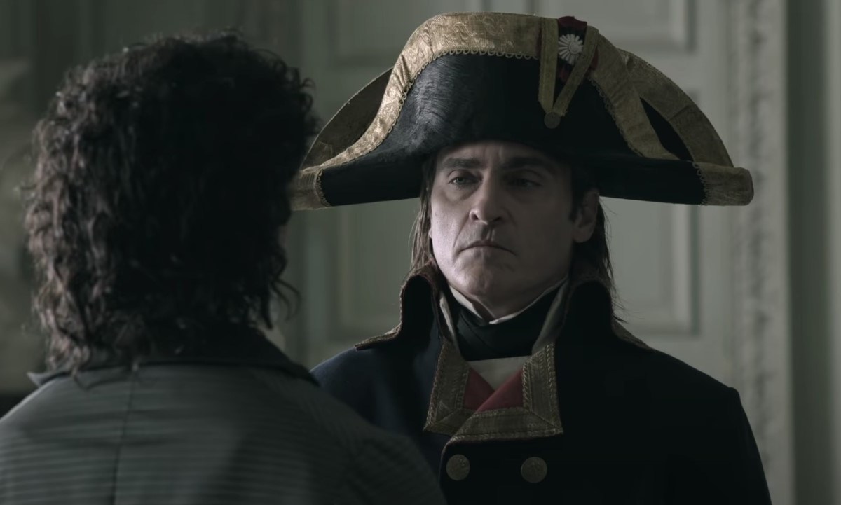 Joaquin Phoenix protagonizando la película Napoleón