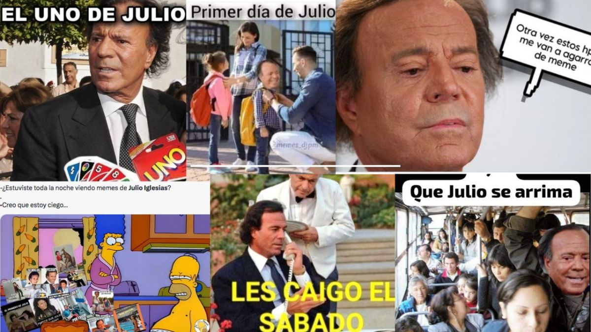 Internautas dan la bienvenida al séptimo mes con memes de Julio Iglesias