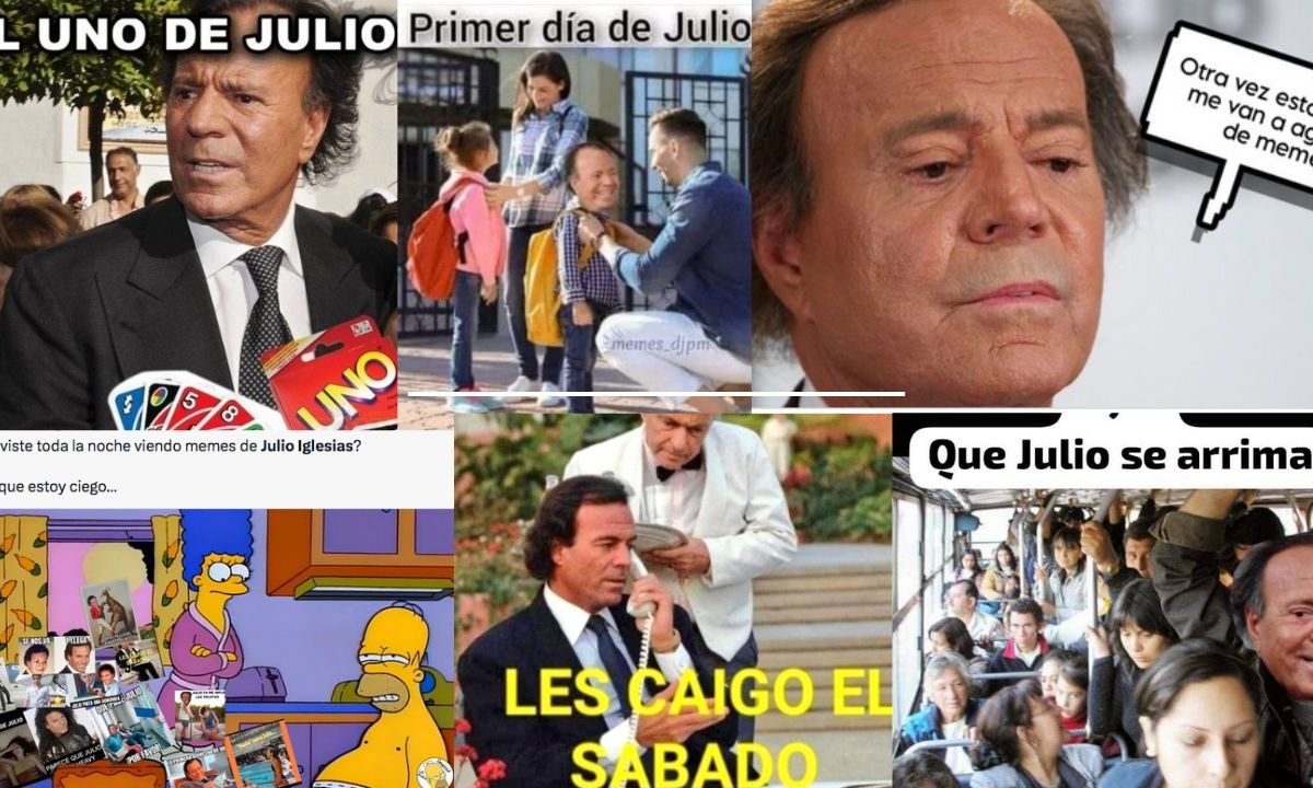 Internautas dan la bienvenida al séptimo mes con memes de Julio Iglesias