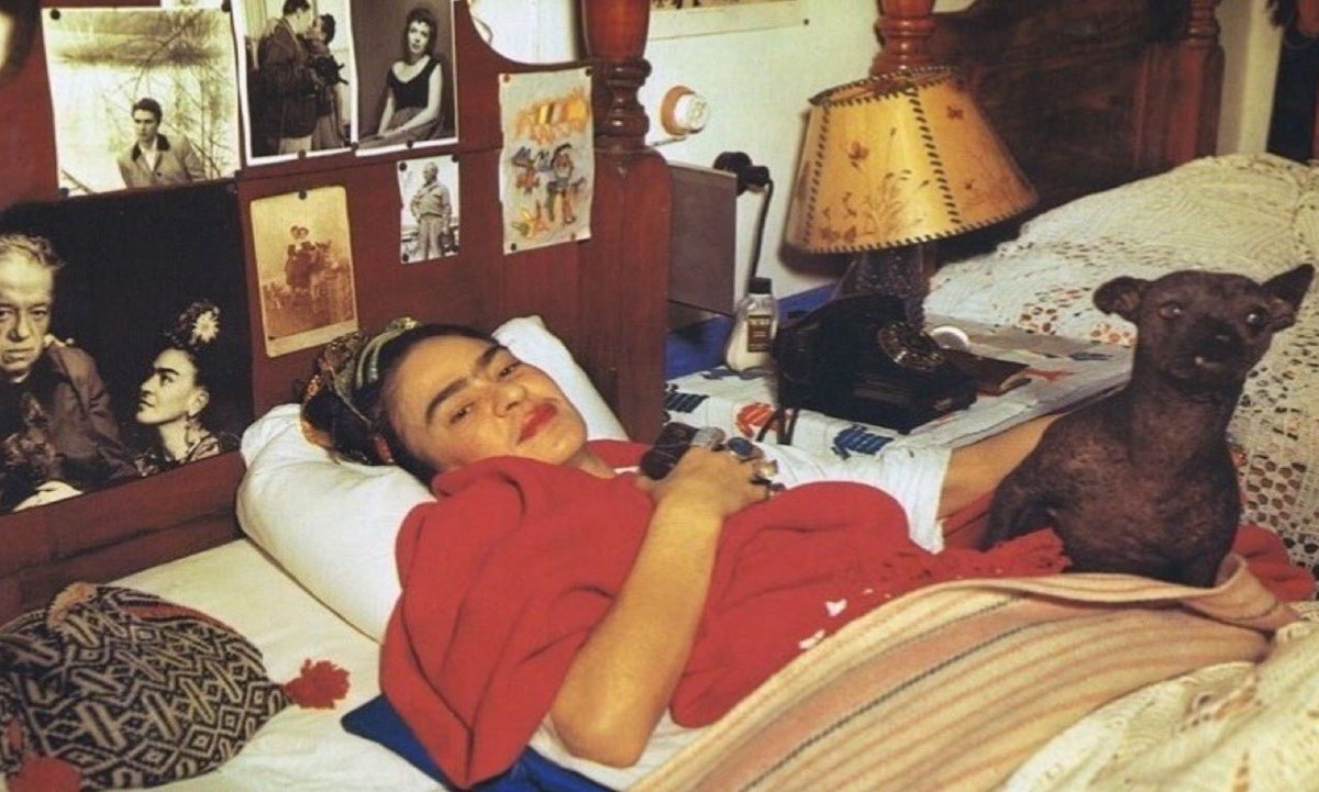 Fotografía de la pintora mexicana Frida Kahlo