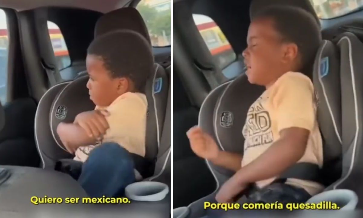 Niño etíope se hace viral por su deseo de "ser mexicano".