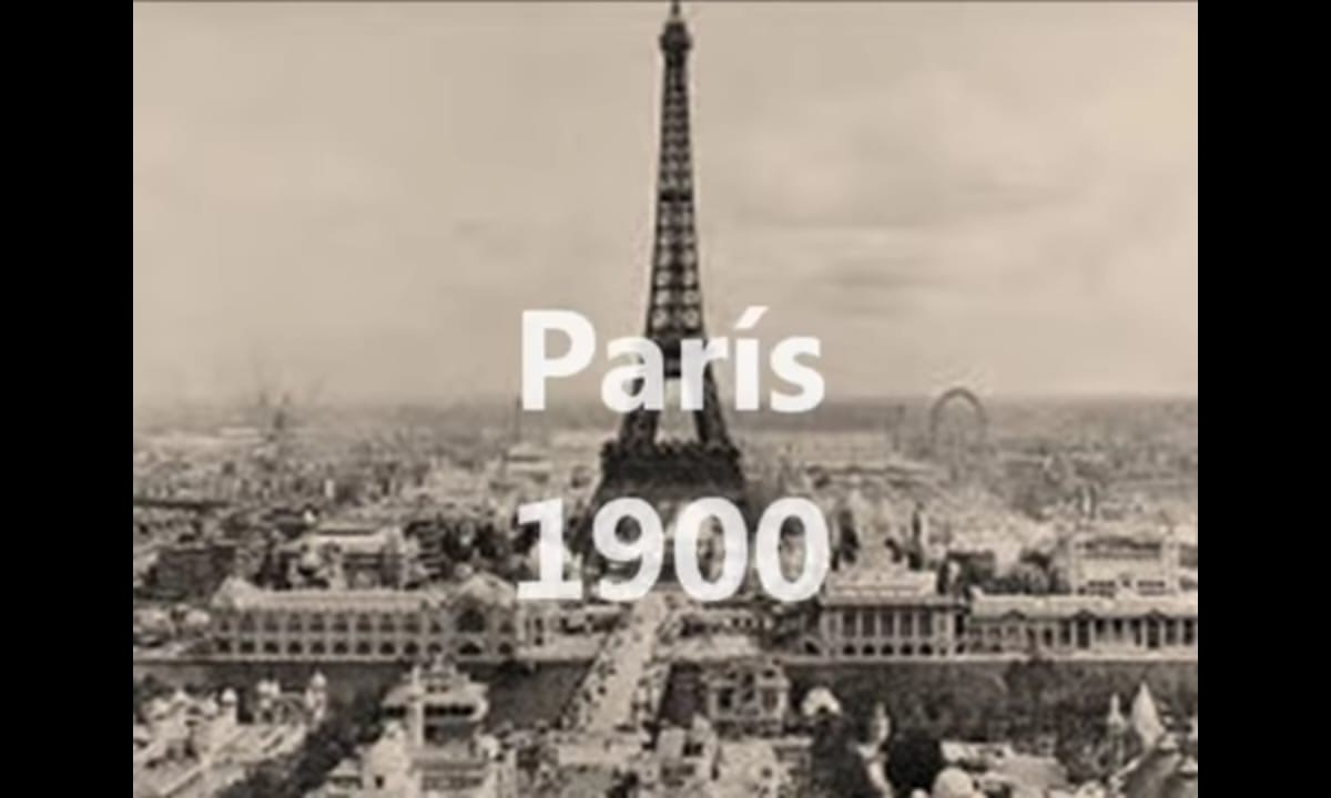 Imagen de la Torre Eiffel que representa las Olimpiadas de París 1900