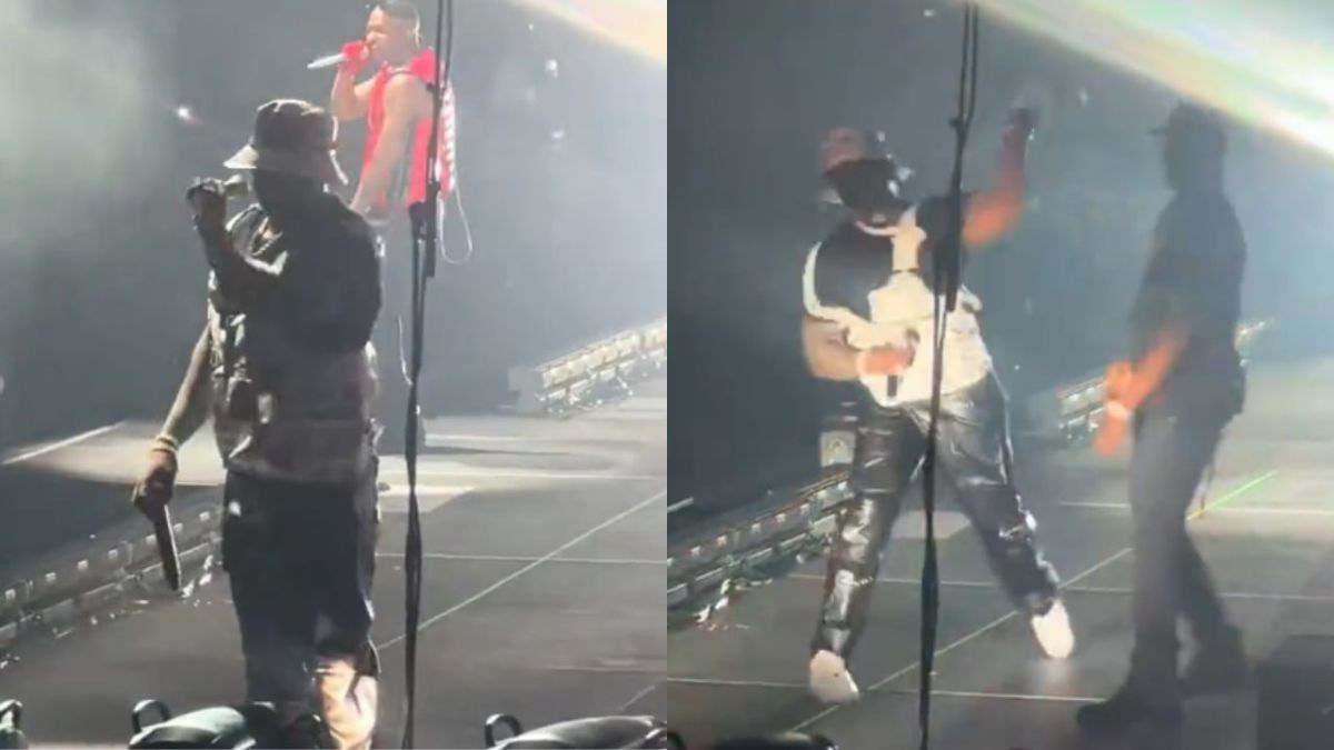 50 Cent lanza dos micrófonos y caen en la frente de una mujer en pleno concierto; enfrenta cargos