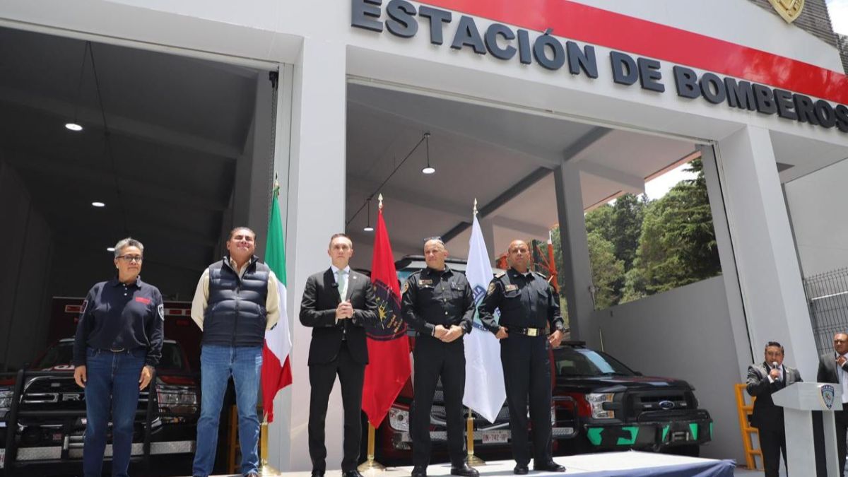 Cuajimalpa inaugura nueva estación de bomberos "Comandante Benito Pérez González"