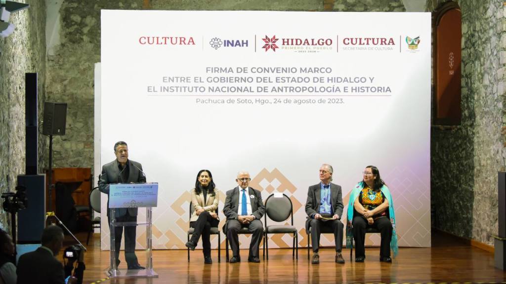 El Gobierno de Hidalgo y el INAH resaltaron el interés por la investigación, la conservación y la recuperación del patrimonio arqueológico