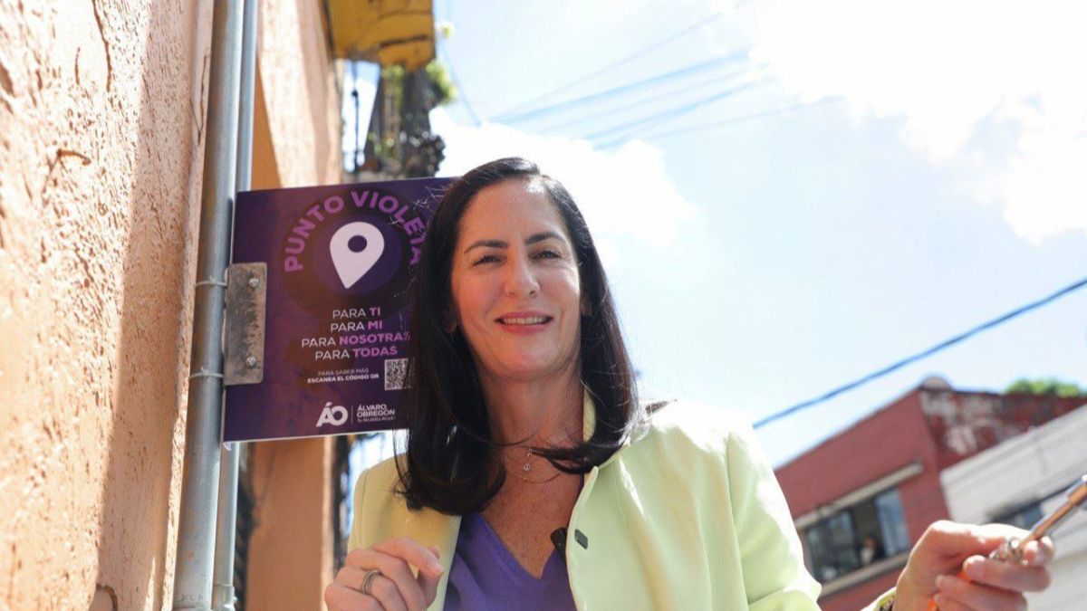 La alcaldesa de la Álvaro Obregón como parte de su compromiso de velar por la seguridad de las niñas y las mujeres, puso en funcionamiento tres Puntos Violeta más