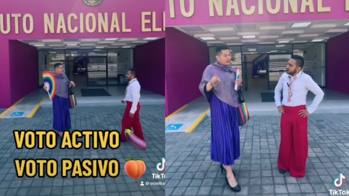 Foto:Captura de pantalla|¿Activo o pasivo? El magistrade Jesús Ociel Baena promociona el voto