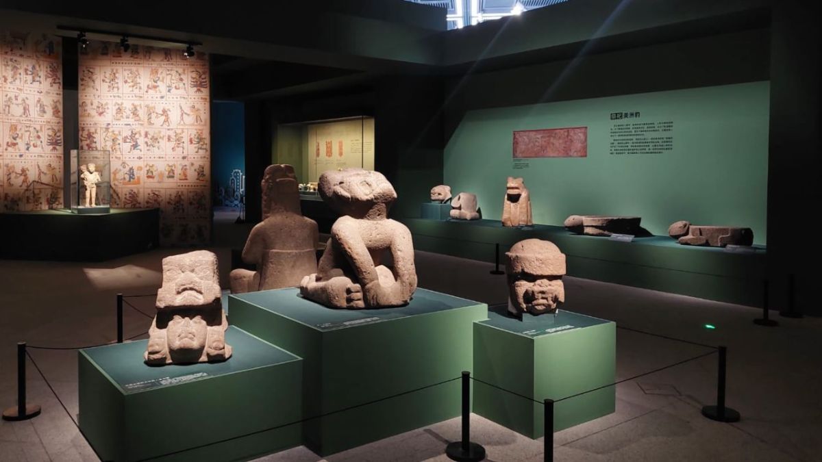 La exposición El jaguar, un tótem de Mesoamérica montada en el Museo Provincial de Hunan en China, es considerada un éxito rotundo