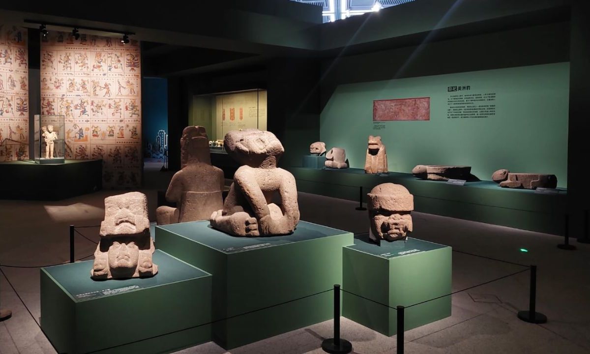 La exposición El jaguar, un tótem de Mesoamérica montada en el Museo Provincial de Hunan en China, es considerada un éxito rotundo