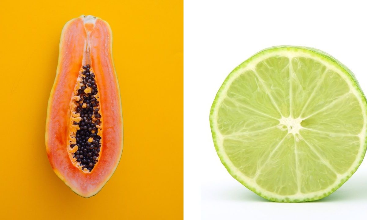 Papaya y limón