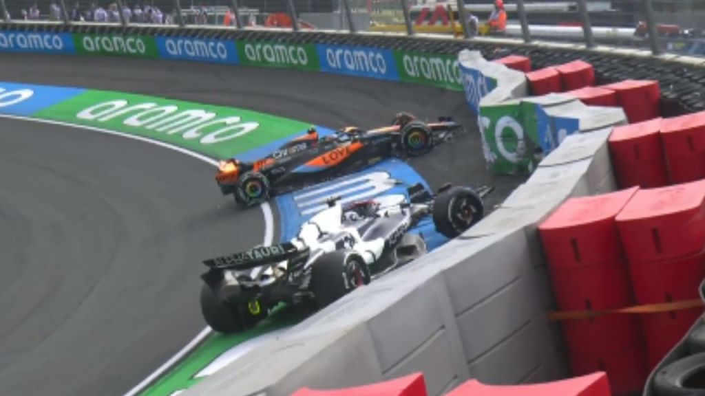 Foto:Captura de pantalla|“Me hice mie*** la mano” Ricciardo se fractura tras choque; queda fuera del GP de Países Bajos