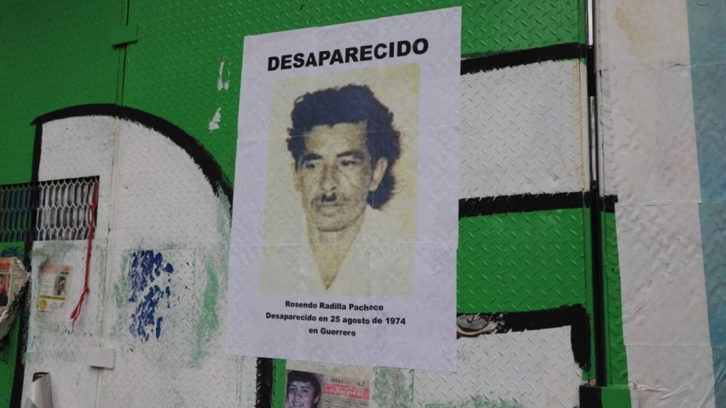 Exigen justicia para Rosendo Radilla, activista víctima de desaparición forzada
