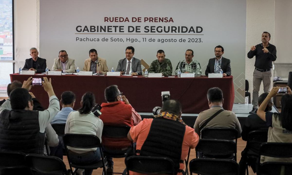 Con acciones contundentes de las fuerzas de seguridad, el gobierno de Hidalgo, que encabeza el mandatario Julio Menchaca Salazar, informó de los resultados que se obtuvieron en el combate de los delitos de robo de hidrocarburo, secuestro y narcomenudeo