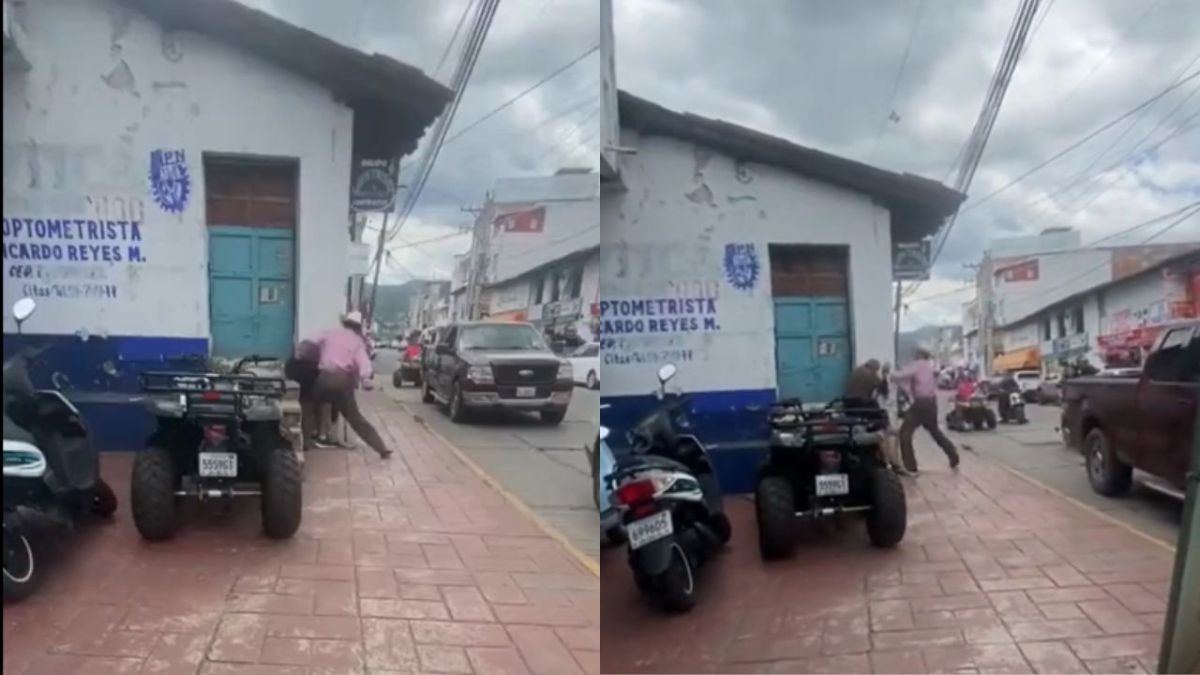Un sujeto golpeó a un hombre que tenía un bastón en calles de Tejupilco.