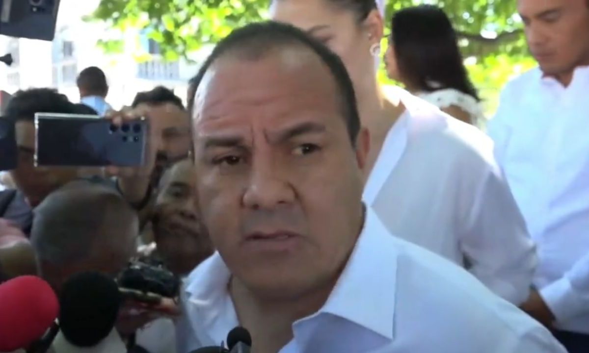 Cuauhtémoc Blanco negó las afirmaciones del fiscal de Morelos, Uriel Carmona; "ninguna persecución política", dijo.